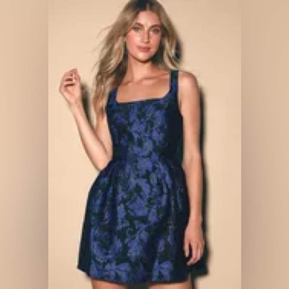 NWT Lulus Royal Crush Party Dress, Size S